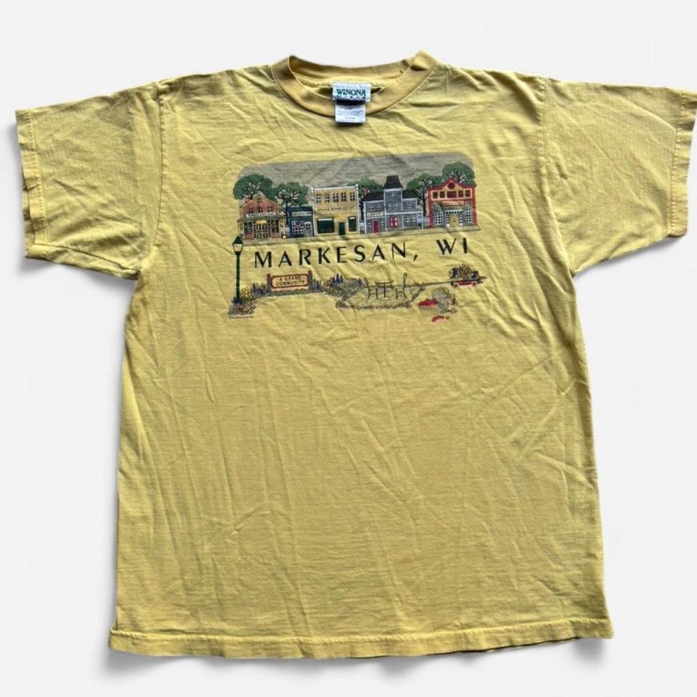 Vintage 97’ WI Graphic Tee with Floral Design